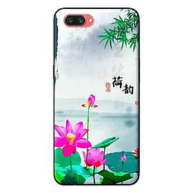 Ốp in cho Oppo A3s Sen Hồng - Hàng chính hãng
