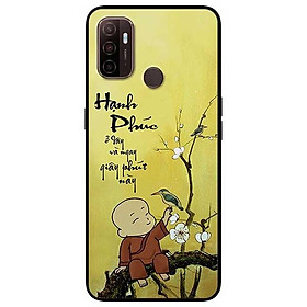 Ốp lưng dành cho Oppo A53 - A93 ( F17 Pro ) - mẫu Hạnh Phúc Chú Tiểu Hoa Trắng