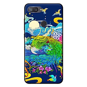 Ốp in cho Xiaomi Mi 8 Lite Phượng Hoàng Xanh - Hàng chính hãng