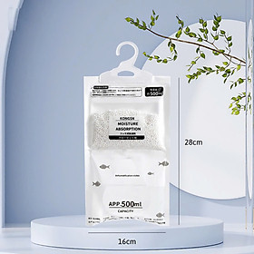COMBO 4 Túi  hút ẩm chống mốc dạng treo dùng cho tủ quần áo tủ giầy giúp hút ẩm quần áo tránh bị ẩm mốc
