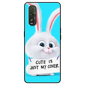 Ốp lưng dành cho Oppo Find X2 mẫu Thỏ Cute