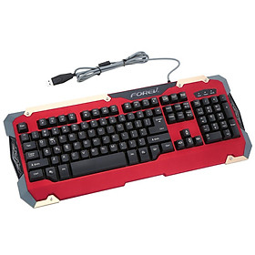 Bàn phím giả cơ chơi game chuyên nghiệp có dây FOREV USB , 19 phím thiết kế chống mờ, có đèn nền cho máy tính xách tay PC