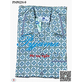 Bộ Pyjama HUONGTAM Phi bóng tay ngắn nam cao cấp(PNP02N). Chất liệu vải polyester mềm mại, thoáng mát, không phai màu