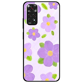 Ốp lưng dành cho Xiaomi Redmi Note 11 4G - Redmi Note 11 5G / Redmi Note 11T 5G / Redmi Note 11S 5G  - Hoa Tím To