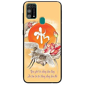 Ốp lưng dành cho Samsung Galaxy M31 mẫu Yêu Ghét Chẳng Bận Lòngg
