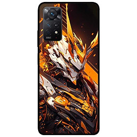 Ốp lưng Redmi Note 11 - 11s 4G - 11 5G - 11 Pro Quốc Tế - 11 Pro Xách Tay - Rô Bô Cam - Hàng Chính Hãng