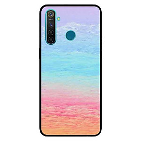Ốp Lưng in cho Realme 5 Mẫu NỀN ĐÁ HOA 11 - Hàng Chính Hãng