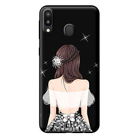 Ốp in cho Samsung Galaxy M20 Cô Gái Áo Trắng - Hàng chính hãng