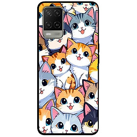Ốp lưng cho Oppo A54 - A55 - A56 5G - A55s - A18 - A38 - A58 - Họa Tiết Bé Mèo - Hàng Chính Hãng