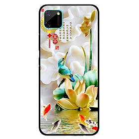 Ốp lưng dành cho Realme C11 mẫu Chim Hoa TRắng