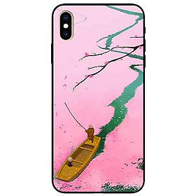 Ốp lưng in cho Iphone Xs Max Mẫu Dòng Sông Hồng