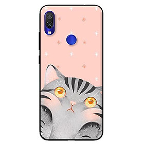 Ốp in cho 	Xiaomi Redmi Note 7 Mèo Hồng - Hàng chính hãng