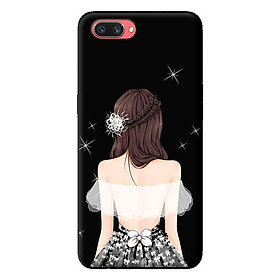 Ốp in cho Oppo A3s Cô Gái Áo Trắng - Hàng chính hãng