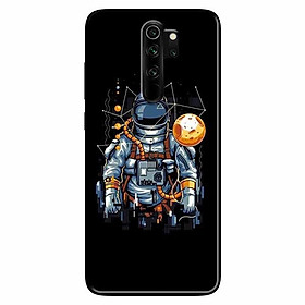 Ốp lưng in cho Xiaomi Redmi Note 8 Pro Phi Hành Gia Mặt Trăng