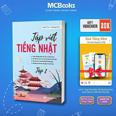 Sách - Tập Viết Tiếng Nhật - Tập 2 - MCBooks