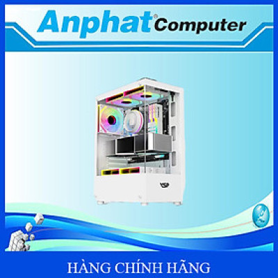 Vỏ Máy Tính Case VSP AX5 Aquanaut ATX Gaming (Black/White) - Hàng Chính Hãng