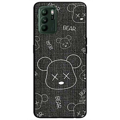 Ốp lưng cho Oppo A15 - A15s - A35 4G - A17 - A17K - A57 4G - A94 5G - A95 5G - Họa Tiết Gấu Xám - Hàng Chính Hãng