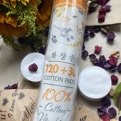 Bông Tẩy Trang Mihoo 150 Miếng Bông Tròn