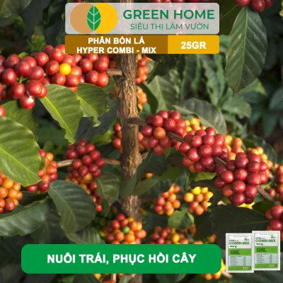 Phân Bón Trung Vi Lượng Hyper Combi-Mix GreenHome, Gói 25Gr, Bổ Sung Vi Lượng Cần Thiết Cho Cây Trồng