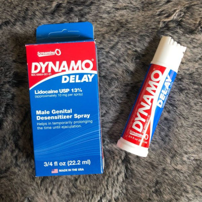 Chai Xịt Dynamo Delay Spray 22.2ml Kéo Dài Thời Gian Quan Hệ Cho Nam Giới - Kèm BCS Powermen (H3c)