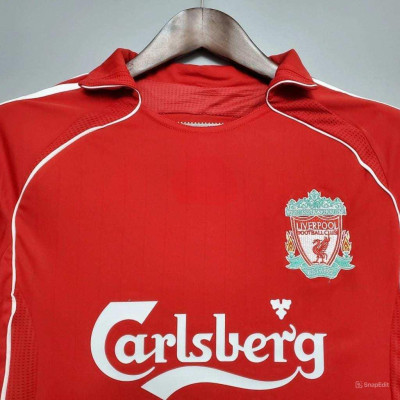 Áo Bóng Đá Retro Liverpool 2006 - Sân Nhà bản cao cấp vải Cotton Polyester