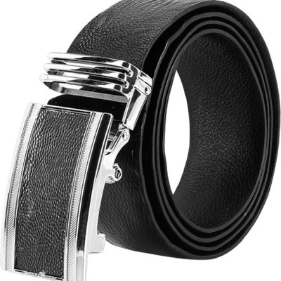 Thắt Lưng Nam Da Đà Điểu Bản Lớn Trơn Huy Hoàng HT4425 - Đen