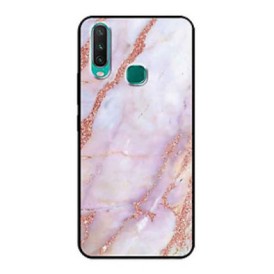 Ốp Lưng in cho Vivo Y12 Mẫu NỀN ĐÁ HOA 9 - Hàng Chính Hãng
