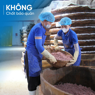 Mắm tôm ngon Lê Gia can 2l cho nhà hàng bún đậu chả cá