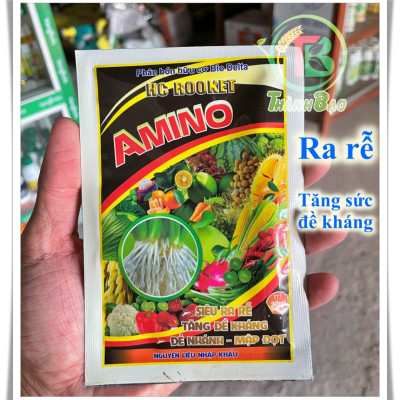 Phân Bón Hữu Cơ Bio Delta HC Rootket AMINO 30ml - Siêu Ra Rễ, đẻ Nhánh, Tăng đề Kháng, Mập đọt