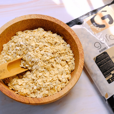 Yến mạch tươi GUfoods - Giàu chất xơ & protein thực vật, Tốt cho sức khoẻ, Healthy, Lành mạnh, Tập gym, Eat clean