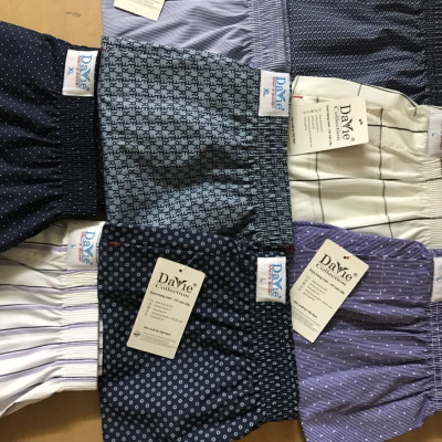 Combo 6 quần đùi mặc nhà nam cao cấp kate 100% cotton