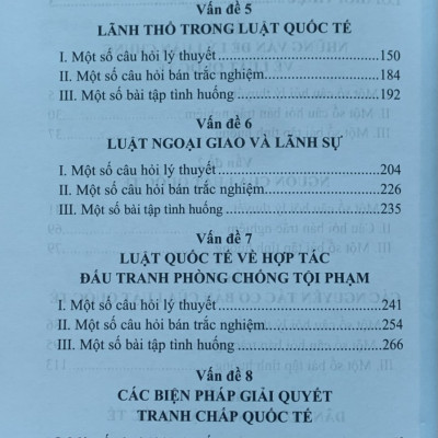 Hướng dẫn môn học công pháp quốc tế (tái bản năm 2023)