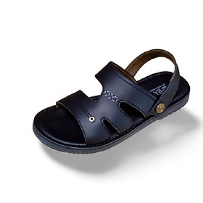 Giày Sandal Nam HA NAM Da Bò Thật Cao Cấp Đế Cao Su Chống Trơn Trượt DNA2243