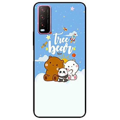 Ốp lưng dành cho Vivo Y20 - Y20s - Y12s mẫu Gấu Ngồi Trên Mây