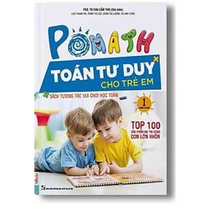Sách - Pomath 1 - Toán Tư Duy Cho Trẻ Em Từ 4 - 6 Tuổi - MCBooks