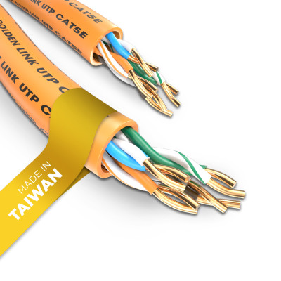 Cáp Mạng CAT5E UTP CCA Golden Link -100MHz – 3m - 305m - Hàng chính hãng