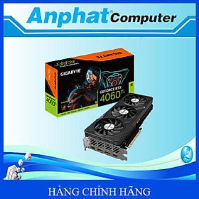 Card màn hình  VGA Gigabyte RTX 4060 Ti GAMING OC 16GB (N406TGAMING OC-16GD) - Hàng Chính Hãng