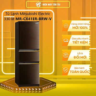 Tủ lạnh MITSUBISHI ELECTRIC MR-CX41ER-BRW-W - Hàng chính hãng (chỉ giao HCM)