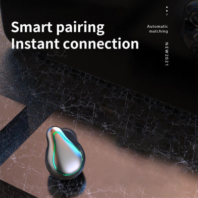 CINCATDY Tai Nghe Bluetooth Earbuds Single Side Wireless Earphone Handsfree Stereo Headset 2021 TWS Earbud with Microphone Waterproof Touch Earbud