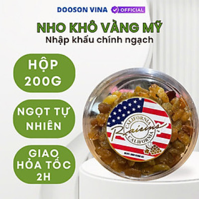 Nho Khô Vàng Nhập Khẩu Mỹ Nhập Khẩu Chính Ngạch