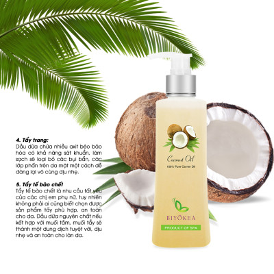 Dầu Dừa Ép Lạnh Biyokea (200ml)