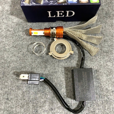Đèn Pha Xe Máy LED CYT 3 Tim Siêu Sáng - Xài Điện Máy | Đèn Pha LED Siêu Sáng Cho Xe Máy & Ô Tô