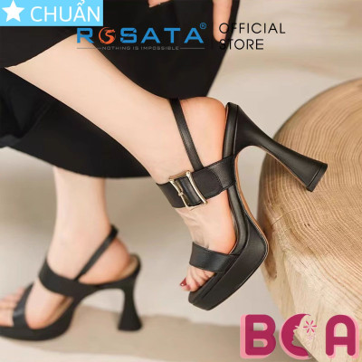 Cao gót hở mũi nữ cao gót 9 phân RO581 ROSATA tại BCASHOP tôn dáng, sáng da và thời trang lắm luôn ạ