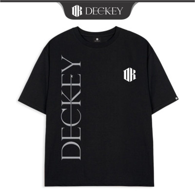 Áo Thun Cotton Unisex Nam Nữ Form Rộng DECKEY LOGO