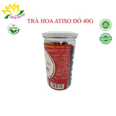 TRÀ HOA ATISO ĐỎ HŨ 40G - HƯƠNG SEN VIỆT