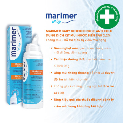 Combo Gel tắm 3in1 Neutraderm + Nước biển sâu Marimer Baby Blocked