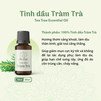 Tinh dầu thiên nhiên An Lạc - Tinh dầu thơm phòng, xông mặt, mũi, massage body