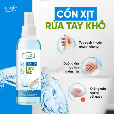Cồn Xịt Tay Khô M.pros 100ml