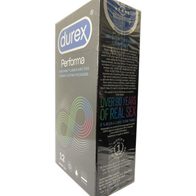 Bao cao su Durex kéo dài thời gian yêu Performa - 12s - 100% Hàng Chính Hãng