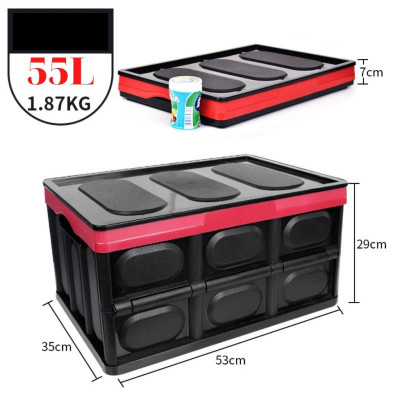 Thùng đựng đồ cốp xe xếp gọn dung tích 55L tiết kiệm không gian